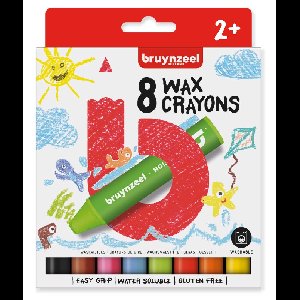 Bruynzeel Kids - waskrijtjes - 8 stuks