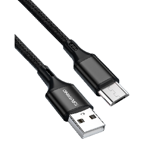 Oniverse Usb-A To Micro-Usb Charge Cable, 3 M - Black