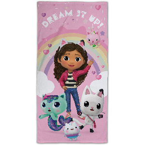 Gabbys Dollhouse towel 70x140 cm.