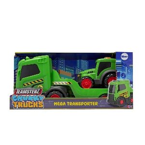 Teamsterz - Chunky Trucks Farm Mega Transporter With 1 Tractor