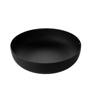 ALESSI - Brood/Fruitschaal 24cm h7 zwart