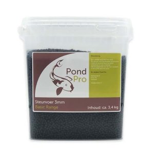 Pond Pro Steurvoer 3mm - Optimale Vijvervoeding voor Groei & Vitaliteit - 5L Emmer