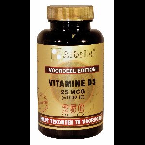 Artelle Vitamine D3 25mcg 250st