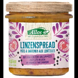 Allos Linzenspread Beluga Linzen Balsamico