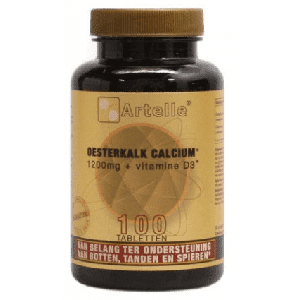 Artelle Oesterkalk Calcium 1200 mg Vitamine D3 Tabletten