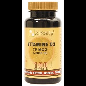 Artelle Vitamine D3 75mcg Softgels 100st