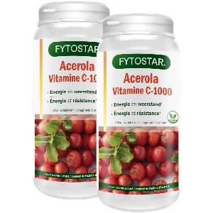 Fytostar Vitamine C-1000 Acerola Kauwtabletten - Duoverpakking