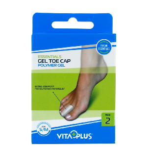 Vitaplus Essentials Gel Toe Cap Polymer Gel maat S/M
