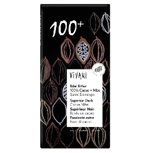 Vivani Chocoladereep Superior Dark 100%