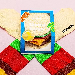 Cheeseburger sokken