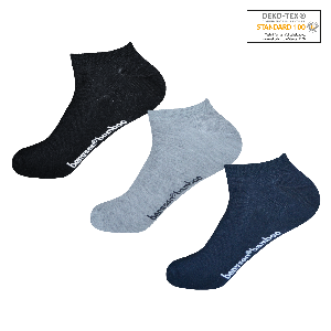 BENYSØN® Naadloze Bamboe Enkelsokken Unisex (3-Pack) - BENY-5003