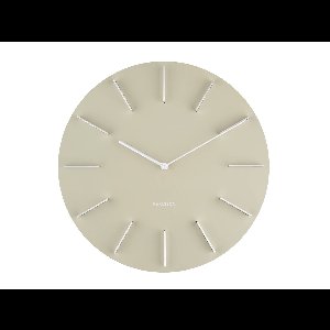 Karlsson Wandklok - Discreet - Olijfgroen