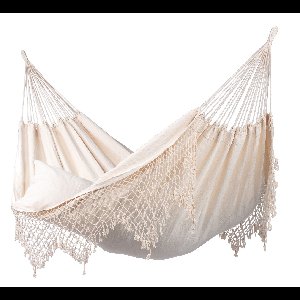 Hangmat Tweepersoons 'Sublime' Natura - Wit / Ecru - Braziliaanse - 180 kg - Tropilex