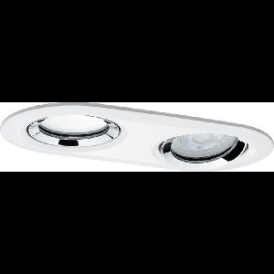 Paulmann Dubbele Inbouwspot 2 x 7W, Wit, Rond, Waterdicht IP65, Dimbaar, GU10 Fitting