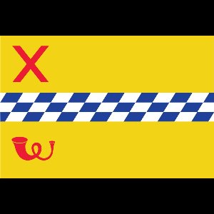 vlag Woerden Voormalig 50x75cm