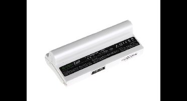 Batterij voor Asus Eee-PC 901 904 1000 1000H (wit) / 7,4V 8800mAh
