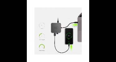 Docking Station HUB USB 6in1 (USB 3.0 HDMI Ethernet USB-C) voor Apple MacBook, Dell XPS, Asus ZenBook
