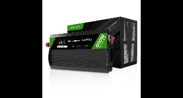 EcoLine - Omvormer 12V Naar 220V / 230V - 500w / 1000w Vermogen - Gemodificeerde Sinus - Spanningomvormer