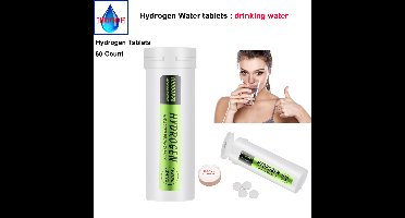 10000PPB Miracle Hydrogen Water Tablets alkaline H2 water improve immunity Anti Aging Drink hydrogen water Tablets 60 tablets