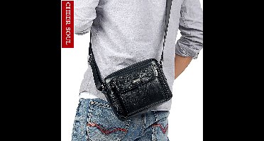 Genuine Leather Men Messenger Bag Men's Shoulder Bag Handbag Small Crossbody Bags Male Briefcase Leather Tablets Bags