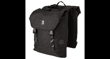 DWR Dubbele Fietstas Urban Black