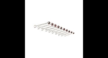 Bosch Professional Ringsteeksleutelset met ratel 10-delig - 1600A02AU0