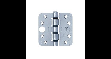 AXA Veiligheidsscharnier Smart Easyfix 89x89 rondhoek gegalvaniseerd VE=50 - 1687-09-23/7V