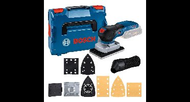 Bosch Professional GSS 18V-13 Accu vlakschuurmachine + accessoires 18V Basic Body in L-Boxx - 06019L0101