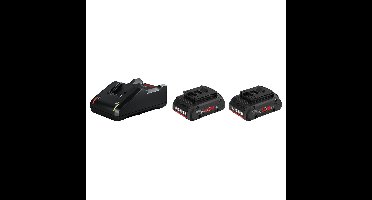 Bosch Professional Starterset 2x Accu 18V 4.0Ah ProCORE18V AMPShare + Lader GAL 18V-40 - 1600A01BA3