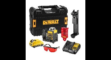 DeWALT DCE0811D1R Zelfnivellerende multi kruislijnlaser rood 12V XR 2.0Ah in TSTAK