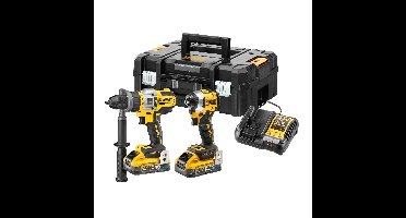 DeWALT DCK2052H2T Accu combiset 2-delig (DCD999 + DCF850) 18V XR POWERSTACK 5.0Ah in TSTAK
