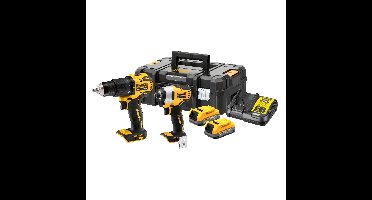 DeWALT DCK2062E2T Accu combiset 2-delig 18V XR 1.7Ah POWERSTACK in TSTAK