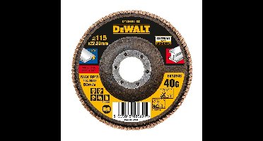 DeWALT DT30601 Lamellenschijf EXTREME 115mm K40