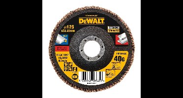 DeWALT DT30602 Lamellenschijf EXTREME 125mm K40