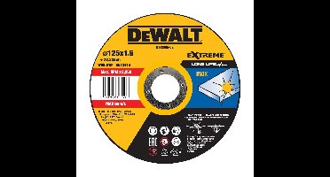 DeWALT DT43906 Doorslijpschijf RVS 125mm