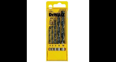 DeWALT DT4535 5-delige Houtspiraalborenset