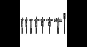 DeWALT DT4593 Cilinderkopboorset 8-delig 25-65mm + verlengstuk 140mm