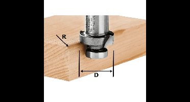 Festool HW R5-OFK 500 Freesbit Afrondfrees 27,0mm R5 - 490095