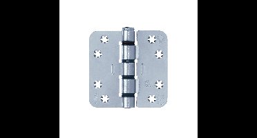 AXA Scharnier Smart Easyfix 89x89 rondhoek gegalvaniseerd - 1677-09-23/E