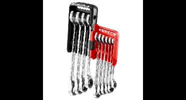 Facom Anti-Slip Ringsteeksleutelset met ratel in Houder - 10-delig - 467B.JP10PB