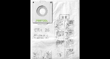 Festool FIS-CTH 26/3 Veiligheid filterstofzak - 497541