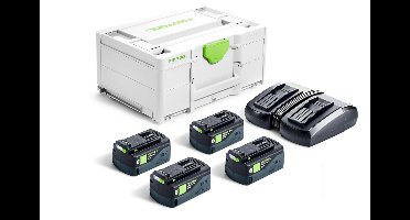 Festool SYS 18V 4x5,0/TCL 6 DUO Energie-set 18V in Systainer - 577709