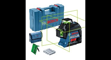 Bosch Professional GLL 3-80 G Kruislijnlaser Groen in koffer - 0601063Y00