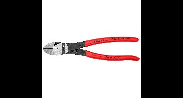 Knipex 74 21 200 Kracht-zijsnijtang 200mm gebogen met kunststof grepen | geatramenteerd