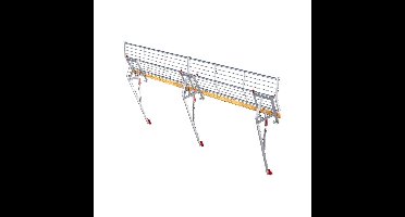 Little Jumbo RSS Dakrandbeveiligingset Hellend Dak 6m - 43810600