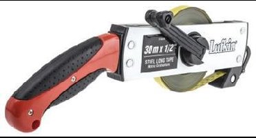 Lufkin Pistoolhandgreep rolbandmaat stalen frame 13mm x 30m - FT30CM