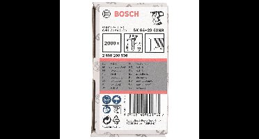 Bosch Professional Afwerknagel RVS 63mm 20° 16Ga VE=2000 - 2608200536