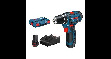 Bosch Professional GSR 12V-15 Accu schroefboormachine 12V 2.0Ah in L-Boxx - 0601868109