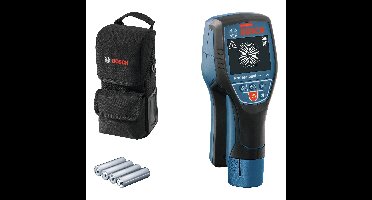 Bosch Professional D-TECT 120 Accu muurscanner 120mm 12V Basic Body met batterijen in beschermtas - 0601081303
