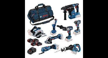 Bosch Professional Accu Combiset 8-delig 18V 5.0Ah in Tas - 0615A5004A